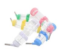 BESPORTBLE 5Pcs 250Ml Small Animal Water Bottles Hanging Leakproof Hamster Water Dispenser Set for Rabbits Chinchillas Squirrels Guinea Pigs Pet Drinking Feeder