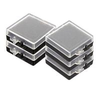 BESPORTBLE 5pcs Anti-static Electronic Parts Storage Case with Sponge Insert Compact Square Container for Chips Samples Electronic Component Organizer