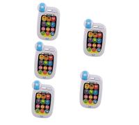 BESPORTBLE 5pcs Arabic Language Musical Learning Phone for Educational Cellphone with Songs Natural Sounds Prayers Quranic Verses Early Cognitive Development