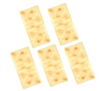 BESPORTBLE 5Pcs Artificial Fake Biscuits Realistic Food Model for Kitchen Decor Photo Props and Party Decorations for Displays and Creative Projects