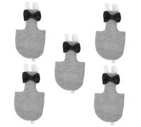 BESPORTBLE 5pcs Birds Fly Reusable Parrot Diaper Clothes Stylish Lightweight Bird Flight Suit for Parrots and Easy to Clean for Outdoor Use Grey