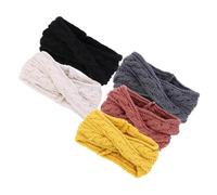 BESPORTBLE 5pcs Cable Knit Headband for Women Knitted Headband Winter Ear Warmers Crochet Women Ear Warmer Random Color