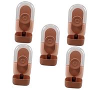 BESPORTBLE 5pcs Cage Hanging Pet Water Dispenser Automatic Water Bottle for Dogs and Cats No-leak Design Easy Installation for Indoor and Outdoor Use