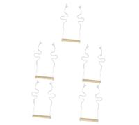 BESPORTBLE 5pcs Chick Rooster Wooden Perch Swing for Chickens and Parrots Safe Chewing Toy Fine Craftsmanship Multi-functional Bird Stand for Hens and Pets