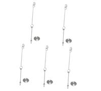 BESPORTBLE 5pcs Chicken Feeder Chicken for Hens Bird Feeders Hedgehog Chickens Large Chicken Coop Chicken Waterer Beware Bird Vegetable Skewer Block Trough Chicknick Cage Stainless Steel