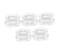 BESPORTBLE 5pcs Child-Proof Gas Stove Knob Covers for Kitchen Safety Universal and Easy to Install Sturdy Plastic Protection for Families Children