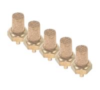 BESPORTBLE 5pcs Copper Filter Nozzle Snow Machine Air Stone Diffuser Pneumatic Bubble Fog Compressor Filter Stage Foam Machine Accessories