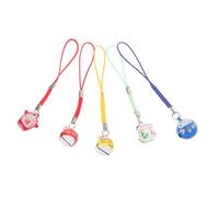 BESPORTBLE 5Pcs Copper Fortune Cat Keychains with Hanging Pendants for Phone Bag Car Decor Unique Chinese Blessing Symbols Women