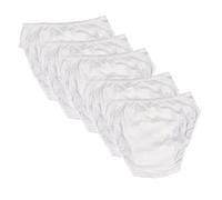 BESPORTBLE 5Pcs Disposable Cotton Underpants for Men XXL Use Male Underwear for Travel Breathable Soft Cotton Briefs Multipack White