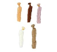 BESPORTBLE 5Pcs DIY Doll Wigs Heat Resistant Synthetic Hair for Doll Making Fake Hair for Crafting for Doll Styling and Repair