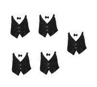 BESPORTBLE 5pcs Dog Fancy Dress Costumes Wedding Suit Dress Shirt for Pet Comfortable Apparel