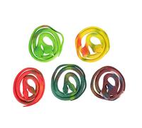 BESPORTBLE 5Pcs Double Head Simulation Snake Realistic Soft Rubber Party Snake for Scary Pranks and Halloween Decor Educational Animal Model for Imaginative Play