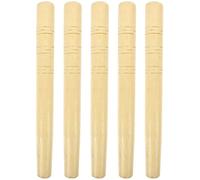 BESPORTBLE 5pcs Ergonomic Wooden Handle Replacement for Hoes and Sickles Lightweight Hardwood Tool Handles for Gardening Use