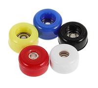BESPORTBLE 5pcs Fingerboard Replacement Wheels with Bearings Sturdy Mini Skateboard Repairing Wheels for Finger Skateboards Suitable for Fingerboard and Tricks