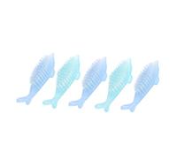 BESPORTBLE 5pcs Fingernail Brush Set for Manicure and Dust Removal, Lightweight Pp Material with Dolphin Shape, Easy to Carry Small Nail Cleaning Brushes for Home Use and Bedrooms Random Random Color