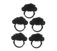 BESPORTBLE 5Pcs Furry Lavalier Microphone Windscreens Noise Cancelling Wind Muff Covers for Wireless Lapel Mics Fuzzy Windshield for Clear Speech Interview Outdoor Presentation Use