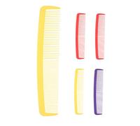BESPORTBLE 5pcs Giant Wide Tooth Hair Comb Jumbo Clown Prank Props for Halloween Carnival Party Decorations Cosplay Stage Performances Red Yellow Purple