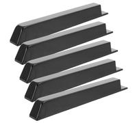 BESPORTBLE 5pcs Glossy Piano Black Keytops Universal Replacement Parts for Piano Repair Sturdy Accessories for Musicians