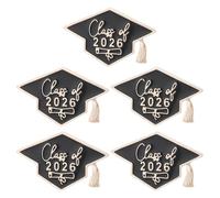 BESPORTBLE 5pcs Graduate Enamel Brooches: 2026 Graduation Badge Pins - Zinc Alloy Graduation Lapel Pins For Students School Celebration Or Party