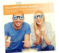 BESPORTBLE 5PCS Halloween Trick Glasses Funny Eyeball Spring Eyewear Prank Props for Party Costume Photo Booth