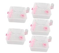 BESPORTBLE 5pcs Hamster Travel Carrier Case Guinea Pig Cages Small Animal Carrier Bag Portable Pet Cage for Outdoor Travel