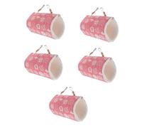 BESPORTBLE 5pcs Hanging Tunnel Bed for Birds Parrot Nest Warm Resting Tunnel Pet Bedding for Winter Small Animal Sleeping
