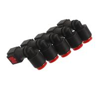 BESPORTBLE 5pcs Heavy Duty Plastic Elbow Quick Connect Coupler for Truck Urea Pump Injection Line, High Pressure Resistant Hose Fitting Suitable for Vehicle Fluid and Exhaust Control Systems