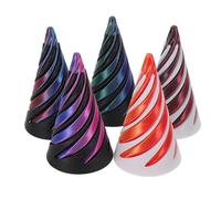 BESPORTBLE 5pcs Impossible Cone Fidget Toy: 3d Printed Spiral Cone Impossible Pyramid Passthrough Fidget Toys For Birthday Present