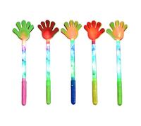 BESPORTBLE 5Pcs LED Light-Up Hand Clappers for ’ Plaything, Flashing Fingers Clap Cheering Tools, Creative Noisemakers for Concerts and Party Supplies