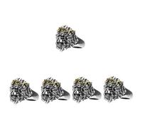 BESPORTBLE 5pcs Men Monkey Ring Creative Finger Jewelry for Cool Style for Friends Family Durable Unique Design for Daily Wear Halloween Cosplay Parties