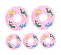 BESPORTBLE 5Pcs Miniature Swim Rings for Mini Houses Craft Decorations and Photo Props Multifunctional Pool Float Ornaments for DIY Room Layouts Random Colors Random Color