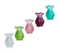 BESPORTBLE 5Pcs Miniature Vase Set for Dollhouse Decoration Modern Simulation Flower Home Decor Accessories for Living Room and Cabinet