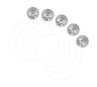 BESPORTBLE 5pcs Newton's Cradle Balance Balls Solid Metal Kinetic Motion Physics Science Ornament for Home Office Desktop Decoration