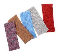 BESPORTBLE 5pcs Non Slip Sports Headbands for Men Women High Elasticity Workout Hairbands for Yoga Running Gym Outdoor Activities Colorful Moisture Wicking Sweatbands