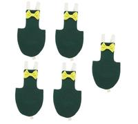 BESPORTBLE 5pcs Parrot Bird Diaper Flight Suit Comfortable Small Bird Diaper for Cockatiel Parakeet Easy Washable Pet Clothing