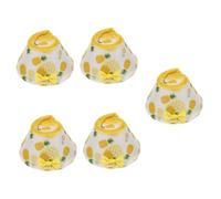 BESPORTBLE 5pcs Parrot Bite Collar Bird Neck Protector Bird Accessories Pet Collar for Parrots