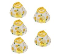 BESPORTBLE 5pcs Parrot Collar Anti-pecking Protective Neck Cone for Birds Lightweight Breathable Design for Macaws Parakeets and Cockatiels Prevents Self-harm and Promotes Healing