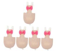 BESPORTBLE 5pcs Pet Bird Reusable Diaper Suit Washable Lightweight Flight Clothes for Parrots Parakeets and Budgies Elegant Design Bow Decoration for Outdoor and Indoor Use