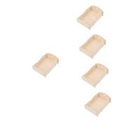 BESPORTBLE 5pcs Pet Sleeping Bed Wooden Hamster Bed Large Perch Area Durable Construction Comfortable for Guinea Pig Chinchilla Squirrel