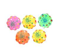 BESPORTBLE 5pcs Pet Sound Toy Creative Dog Ball for Chewing and Playing Bite Resistant Design Random Colors Durable Material for Reducing Boredom and Destructive Behavior