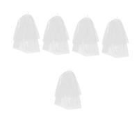 BESPORTBLE 5pcs Pet Veil Wedding Veil Adorable Dog Bridal Headpiece for Pet Parties Birthday Celebrations and Weddings Lightweight and Charming Dog Hair Decoration for Special Occasions