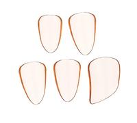 BESPORTBLE 5Pcs Pipa Finger Picks Orange Accessories for String Instruments Easy to Clean for Lute Players and Beginners Enhance Your Playing Experience