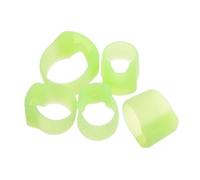 BESPORTBLE 5pcs Pipa Nail Covers Silicone Finger Picks Fingertip Protection Guards for Beginner Boys and Girls Adults Playing Ukulele