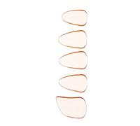 BESPORTBLE 5Pcs Pipa Nails Durable Finger Picks for String Instruments Comfortable Fit for Guzheng Lute Players Premium PC Material Enhance Your Performance for Musicians