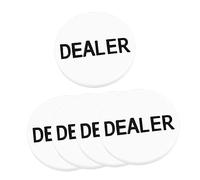 BESPORTBLE 5Pcs Portable Bingo Chips Gambling Tokens for Poker Counting Math Learning and Game Lightweight and Easy to Carry