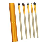 BESPORTBLE 5pcs Portable Eye Makeup Eyeshadow Brush Set Blending Eyelash Brushes for Detail Paint and Highlighter Application