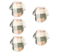 BESPORTBLE 5pcs Rabbit Decorative Clothes Plush Hamster Suit Pet Fancy Dress Dog Clothing Warm Hamster Outfit