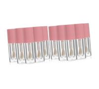 BESPORTBLE 5pcs Refillable Lip Gloss Tubes - Empty Lip Balm Containers for Travel - Mini Round Lipstick Sample Bottles Durable Plastic for Easy Use Perfect for DIY Lip Products