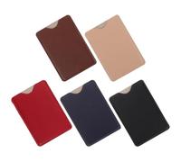 BESPORTBLE 5pcs RFID Blocking PU Credit Card Protector Sleeves for Cards | Portable Design, Privacy Protection against Unauthorized Access, Suitable for Daily Wallet Storage