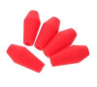 BESPORTBLE 5pcs Rubber Arrow Tips Inside Diameter Safe Blunt Arrowheads for Outdoor Archery Practice Supple Safety Arrow Tips for Target and Game Use Lightweight Replacement